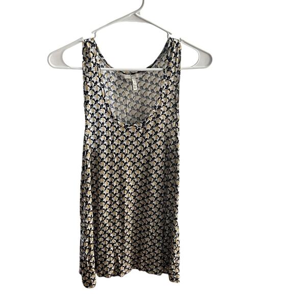 Joie Elephant Print Tank Top | XS | Scoop Neck | 100% Rayon | EUC - Picture 1 of 6